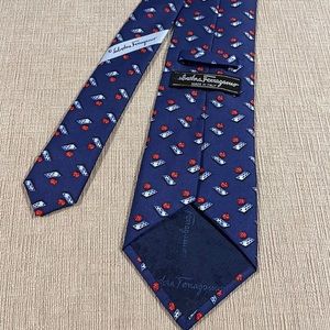 Dice and Dominoes Ferragamo Silk Tie